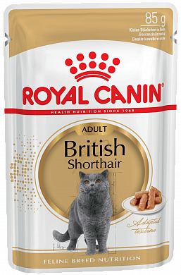 Royal Canin British Adult кусочки в соусе