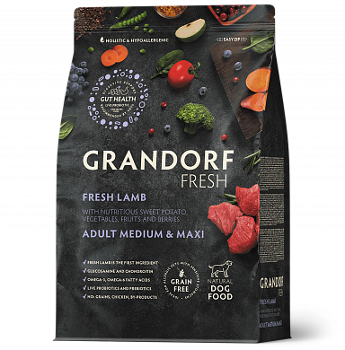 Grandorf   Fresh Adult Medium&Maxi Lamb&Sweet Potato