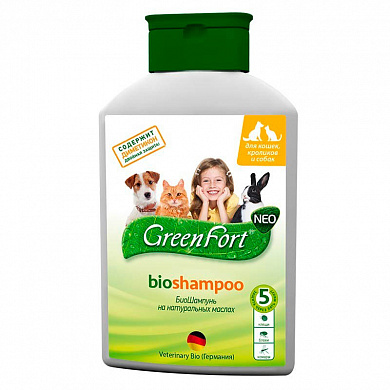 Экопром Green Fort БиоШампунь от эктопаразитов