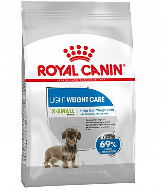 Royal Canin X-Small Light Weight Care для  миниатюрных собак 