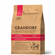 Grandorf  Adult Medium&Maxi Lamb&Turkey 10 кг