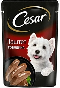 CESAR консервы для собак Говядина, паштет 80гр