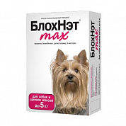 БлохНэт max для собак  до 5кг от блох, комаров, клещей и власоедов