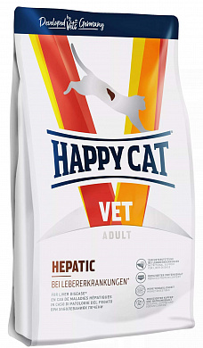 Happy Cat Диета Hepatic При заболеваниях печени, домашняя птица, 1.4кг