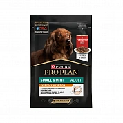Pro Plan для взрослых собак для мелких пород с говядиной, в соусе, 85 г