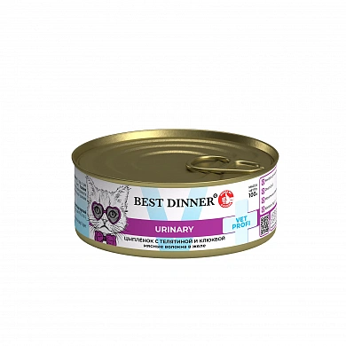 Best Dinner Urinary Цыплёнок с телятиной и клюквой 