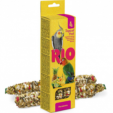 Rio Палочки для попугаев среднего размера, тропические фрукты