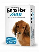 БлохНэт max для собак  до 5-10кг от блох, комаров, клещей и власоедов