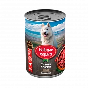 Родные корма д/собак Говяжьи кусочки в соусе По-Хански 970гр