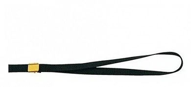 SHOW TECH Нейлоновая ринговка с ограничителем "крокодил" 10 мм x 125 см, цвет черный