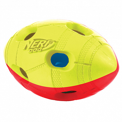 Nerf Мяч гандбольный двухцветный светящийся 13 см