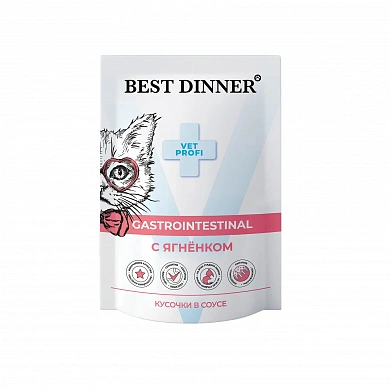 Best Dinner Gastrointestinal Ягнёнок, пауч  85гр
