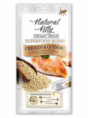 Pettric Natural Kitti Крем суп для кошек  курица и киноа,4*12гр,поштучно