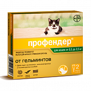 Bayer Профендер для кошек и котят 0,5 - 2,5 кг