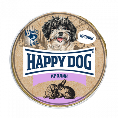 Happy Dog Supreme паштет для собак (Кролик), 125гр