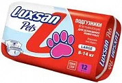Luxsan  Подгузники впитывающие для домашних животных №12, 8-14кг