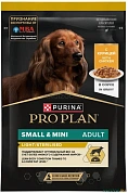 Pro Plan для взрослых собак для мелких пород  при склоннности к набору веса с курицей, в соусе, 85 г