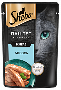 Sheba Нежный паштет в желе Лосось, пауч 75гр