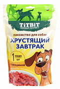 TiTBiT Хрустящий завтрак для собак всех пород с Говядиной,350гр