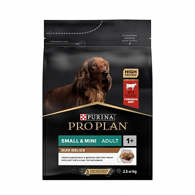 Pro Plan Adult Duo Delice Small Adult Beef/Rice