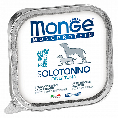 Monge Dog Monoprotein Solo(паштет из тунца)