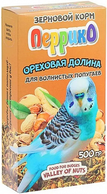  Перрико корм для волнистых попугаев Ореховая долина