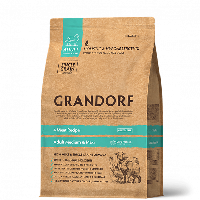 Grandorf Adult Medium&Maxi 4 Meat