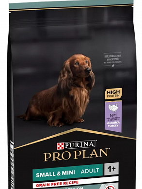 Pro Plan Adult Dog Small&Mini Sensitive для собак с чувствительным пищеварением,Индейка