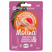 Molina (Молина) Пауч для котят и кошек  Тунец и Цыпленок в желе