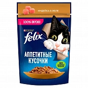 Феликс  Аппетитные кусочки Индейка в желе, пауч