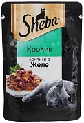 Sheba Ломтики в желе Кролик , пауч 75гр