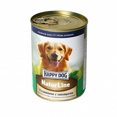 Happy Dog Консервы для собак тел/овощи